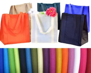 Pack of 4 - Reusable Heavy Duty Grocery Bags Bundle