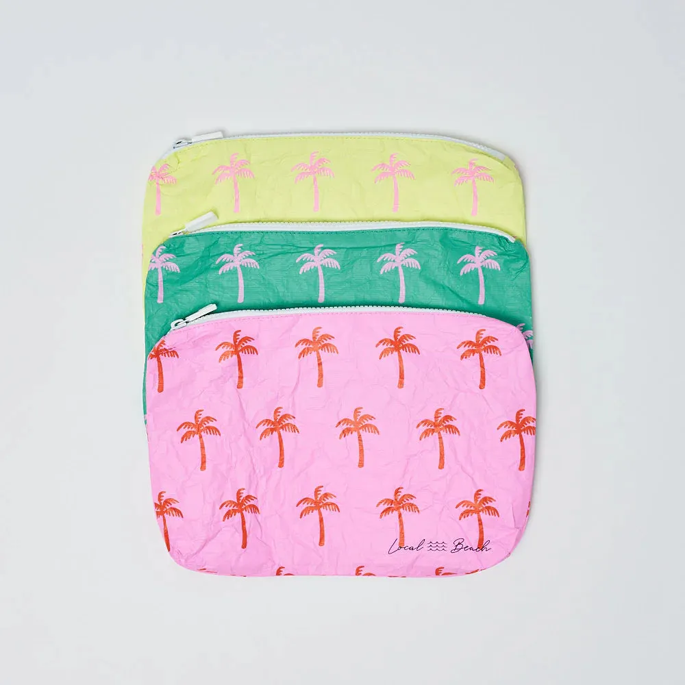 Palm Tree Medium Splash Proof Pouches