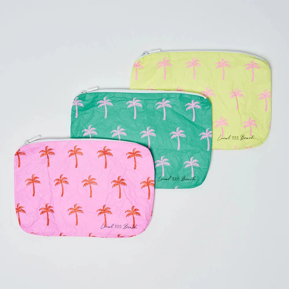 Palm Tree Medium Splash Proof Pouches