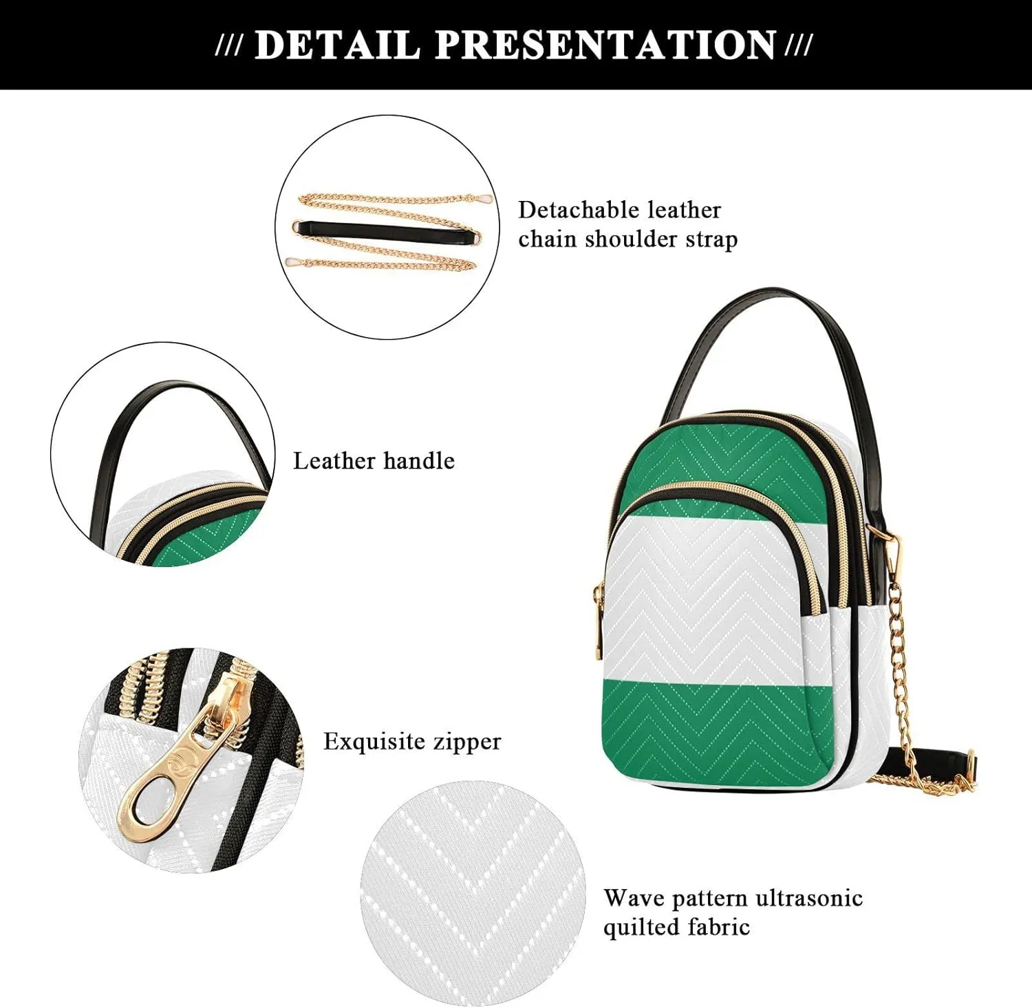 Patriot Flag Cell Phone Purse Crossbody Handbag Durable Shoulder Bag Sturdy Travel Pouch
