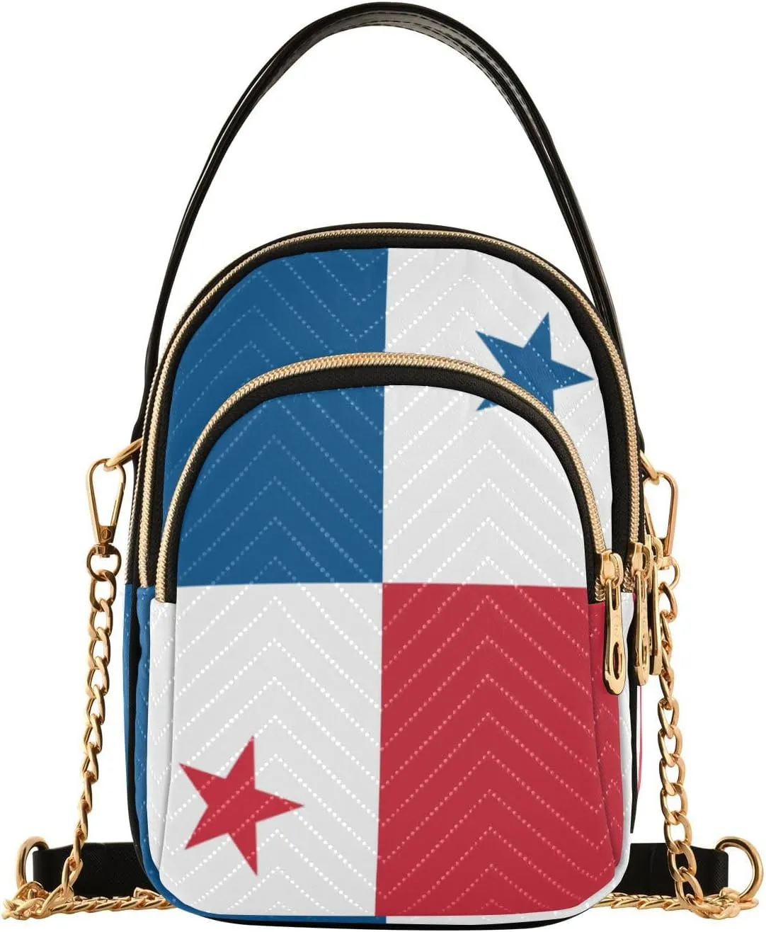 Patriot Flag Cell Phone Purse Crossbody Handbag Durable Shoulder Bag Sturdy Travel Pouch