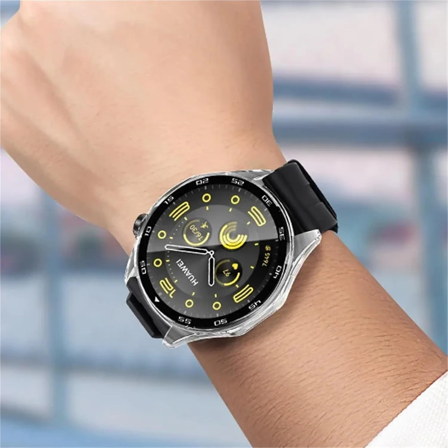 PC Case For HUAWEI Watch GT4 5 Full Coverage 46MM Cover Bumper Shell Screen Protector For Huawei Watch GT5 Pro Watch Cases