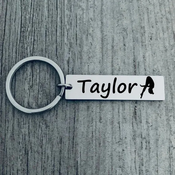 Personalized Diving Keychain