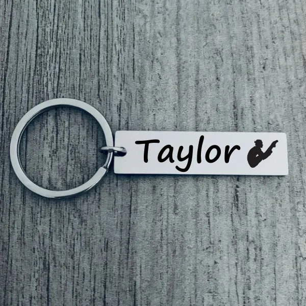 Personalized Diving Keychain