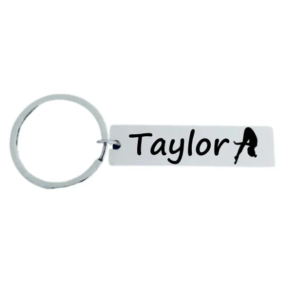 Personalized Diving Keychain