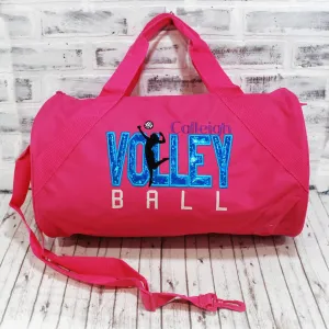 Personalized Teal with Custom Color Travel Bag