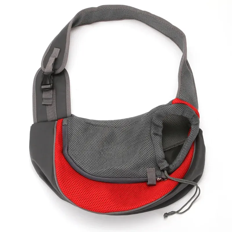 Pet Dog Bag Comfortable Breathable Adjustable Outdoor Travel Puppy Single Shoulder Handbag Small Back Bags For Carrying Dogs Cat