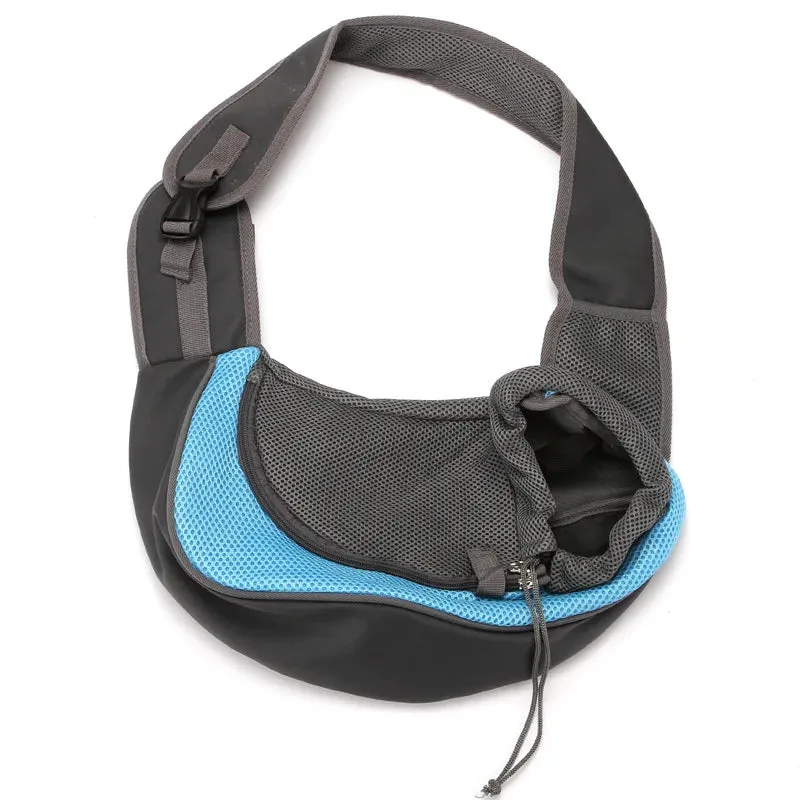 Pet Dog Bag Comfortable Breathable Adjustable Outdoor Travel Puppy Single Shoulder Handbag Small Back Bags For Carrying Dogs Cat