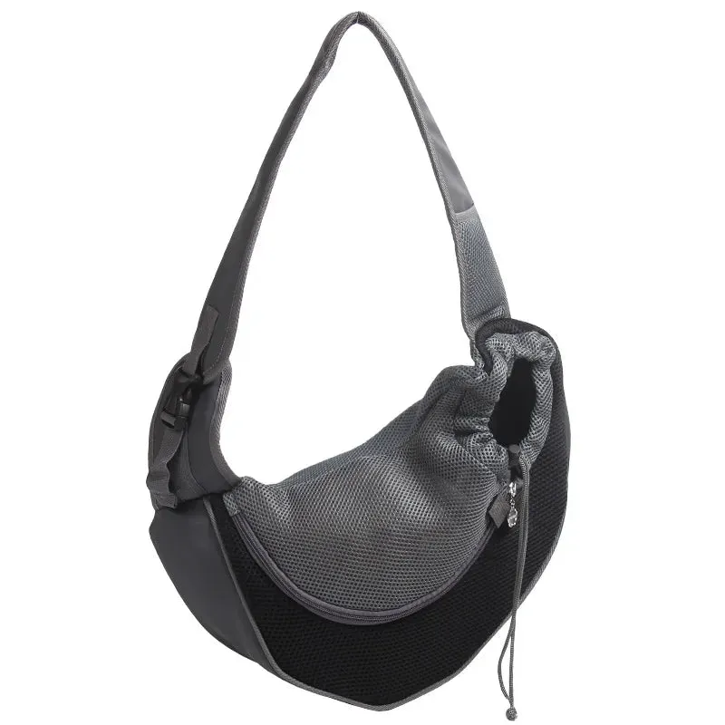 Pet Dog Bag Comfortable Breathable Adjustable Outdoor Travel Puppy Single Shoulder Handbag Small Back Bags For Carrying Dogs Cat