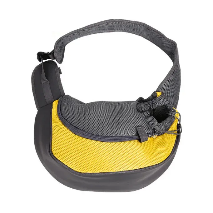 Pet Dog Bag Comfortable Breathable Adjustable Outdoor Travel Puppy Single Shoulder Handbag Small Back Bags For Carrying Dogs Cat