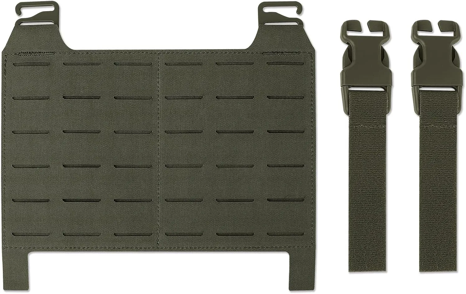 PETAC GEAR Tactical MOLLE Placard,The Slicksters Adapt MOLLE Front Flap Hanging Panel Laser Replacement Component