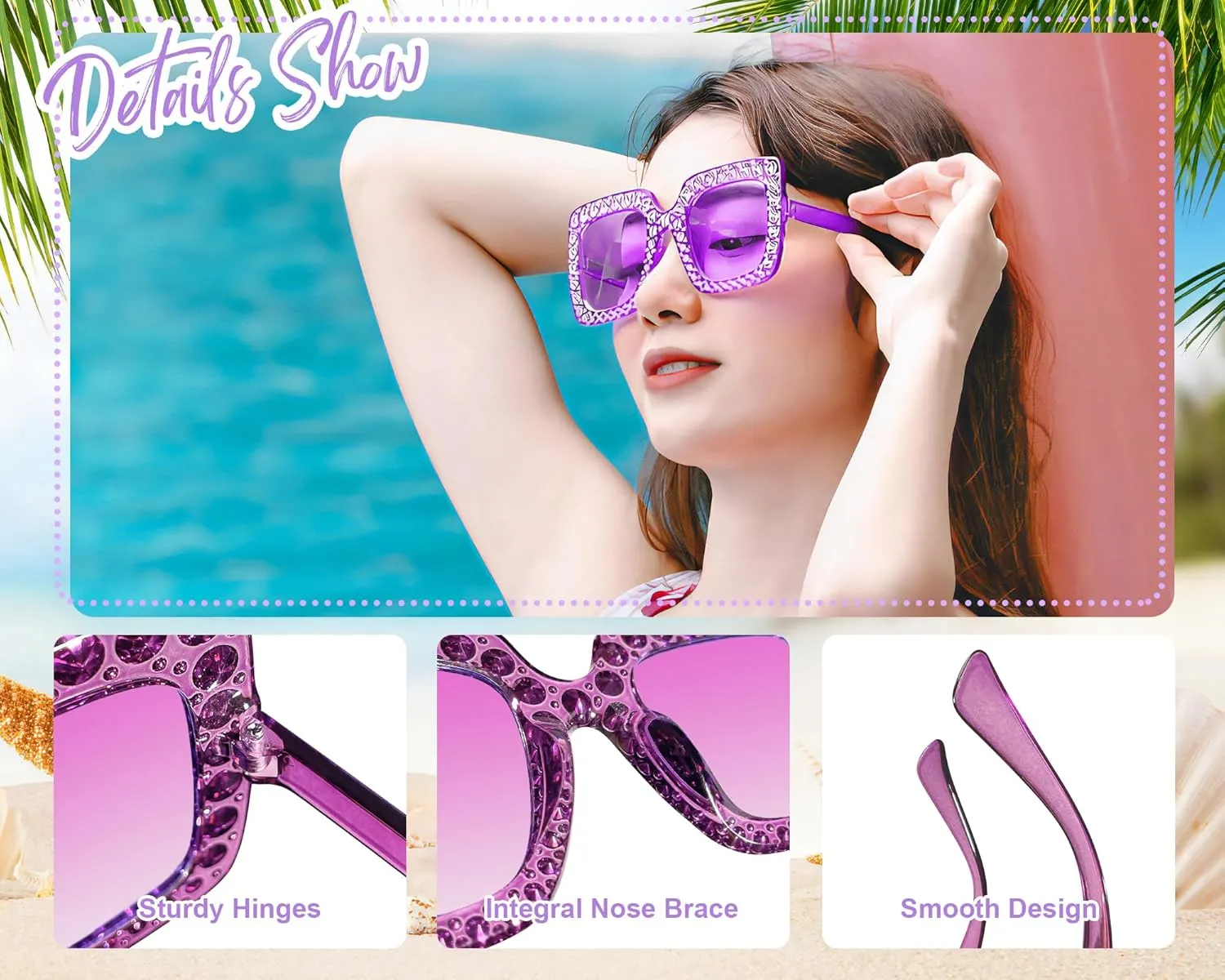 Pibupibu 12 Pack Mixed Style Party Sunglasses for Women Men Bulk Retro Funky Y2K Glasses Set