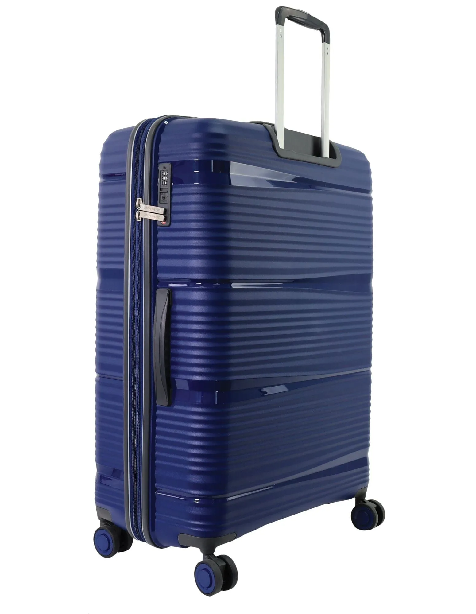 Pierre Cardin Normandy 77cm LARGE Hard Shell Suitcase in Navy