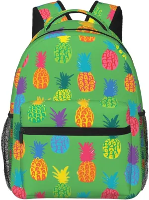 Pineapple Backpack Laptop Backpack Sports Travel Shoulder bag Light casual backpack