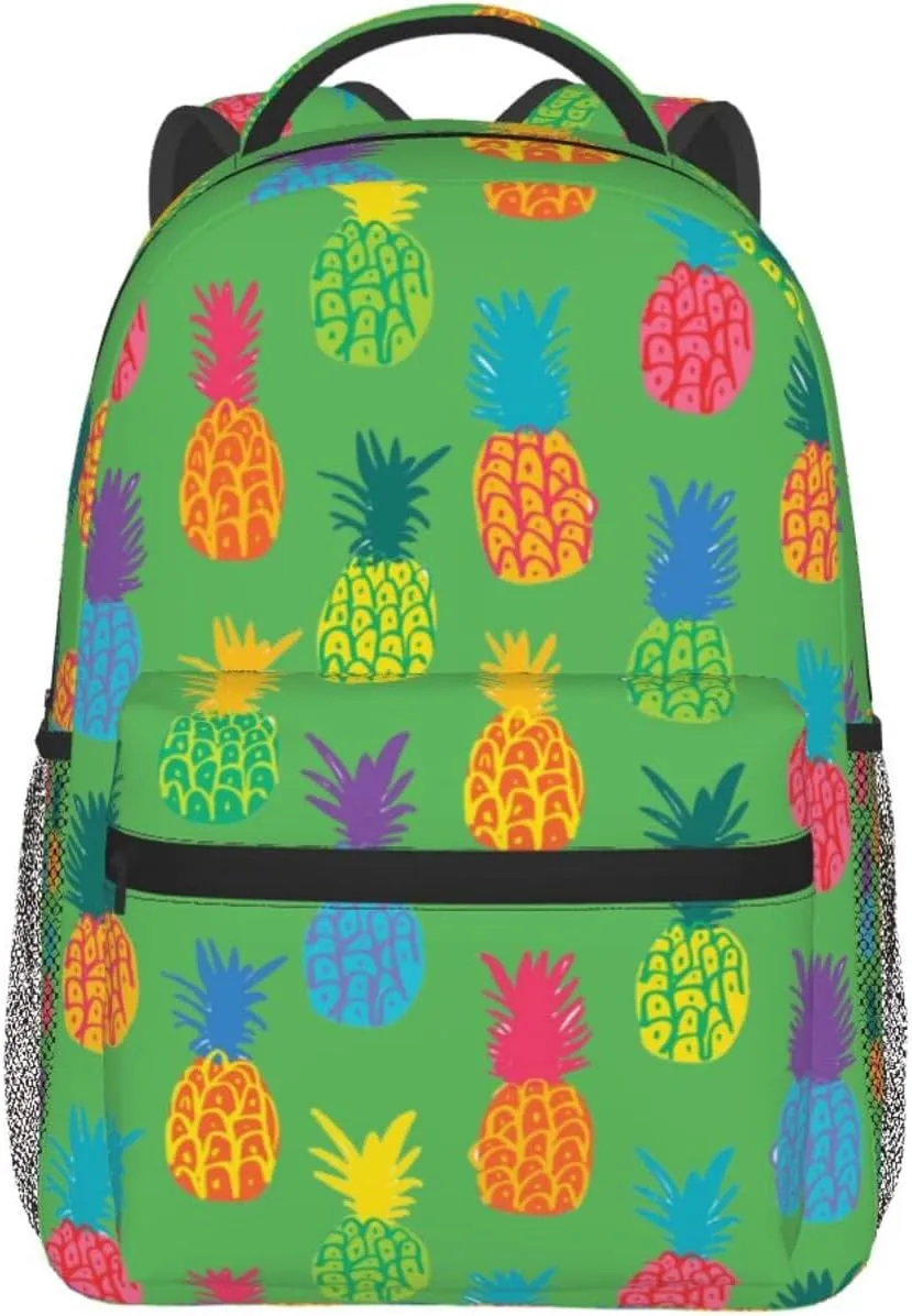 Pineapple Backpack Laptop Backpack Sports Travel Shoulder bag Light casual backpack
