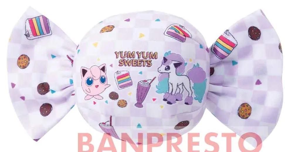 Pokemon Plush Zipper Pouch Candy Shaped 2022 Banpresto