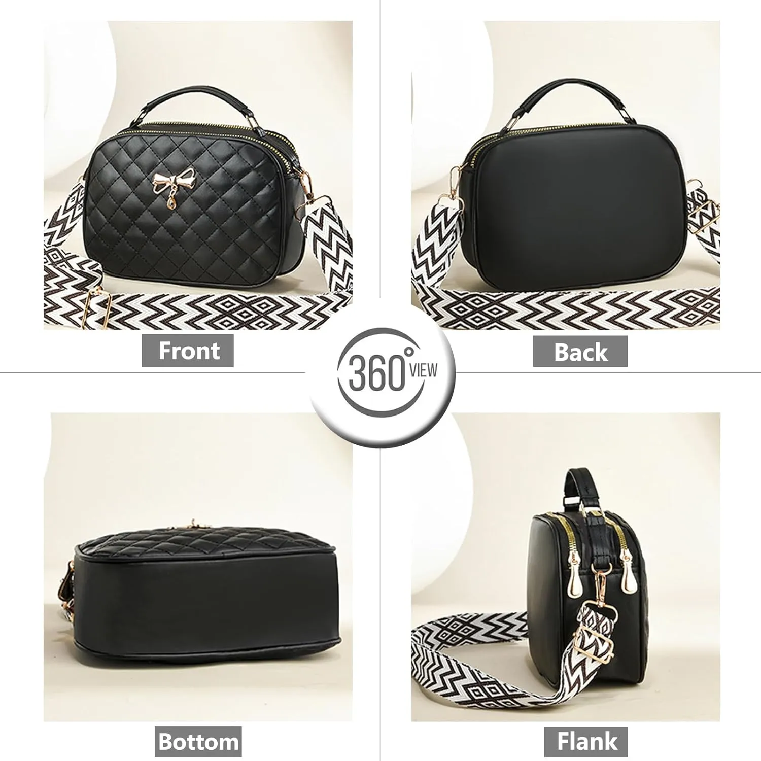 PORT&LOTUS Small Handbags for Women Fashion Top-handle Women's Bags Crossbody Purses for Women