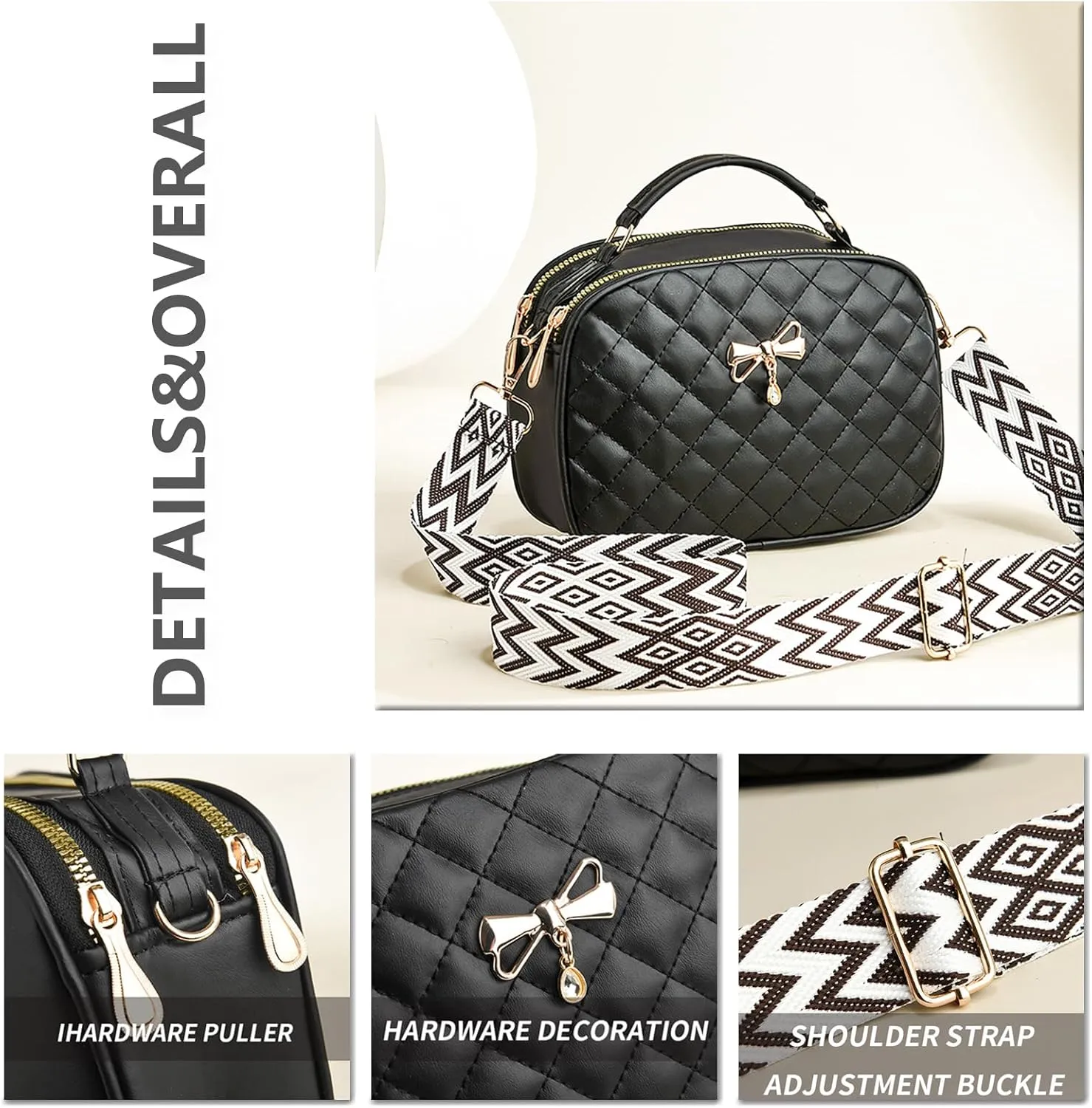 PORT&LOTUS Small Handbags for Women Fashion Top-handle Women's Bags Crossbody Purses for Women