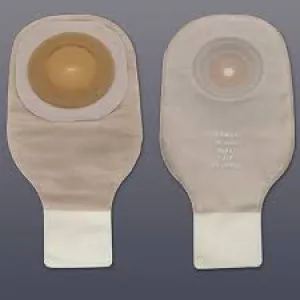 Premier Ceraplus One-Piece Drainable Pouch, Cut-to-Fit Stoma up to 2-1/2" (64mm), Beige with Viewing Option, Filter - Box of 10