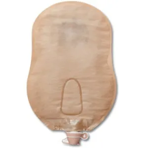 Premier One-Piece Urostomy Pouch, cut-to-fit Stoma Opening up to 2" (51mm), Beige 9" (23cm) - Box of 5