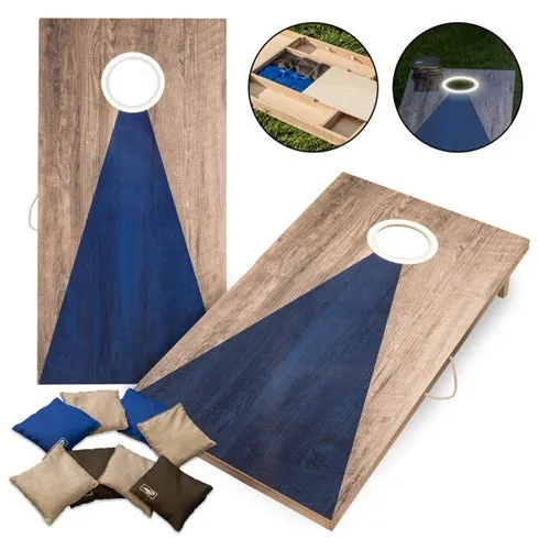 Pro Series LED 2x4 All-Wood Cornhole Set