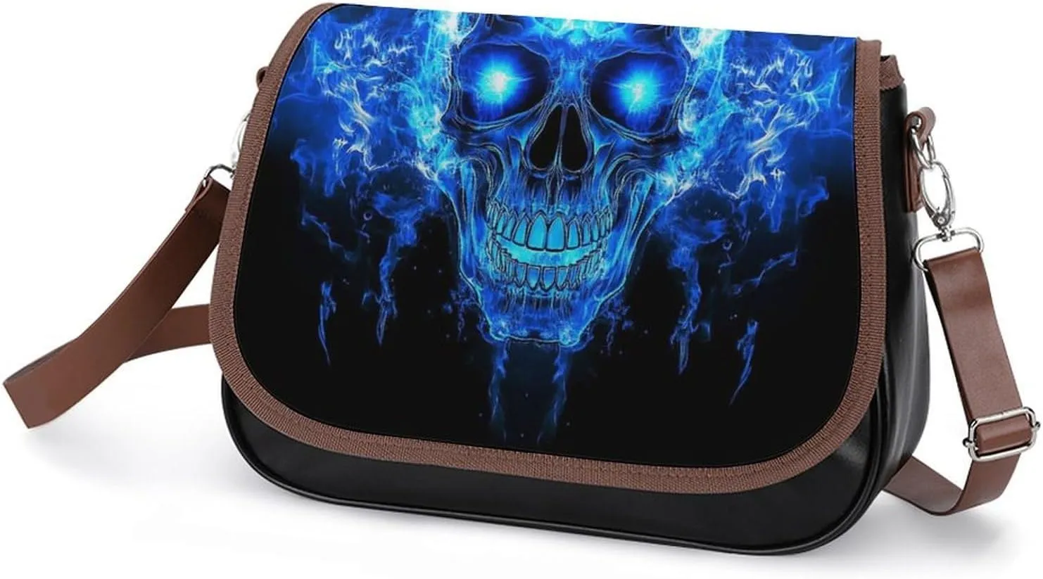 PU Leather Small Crossbody Bag, Waterproof Shoulder Bag Travel Cellphone Purse Handbag