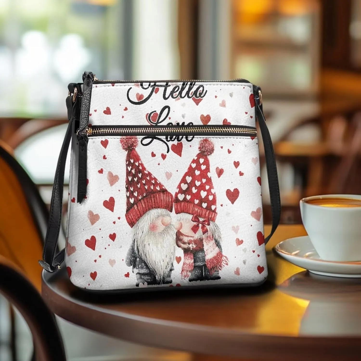 Purses for Women Shoulder Bag Trendy Large Capacity with Zipper Leather Purse Cross Body Handbag