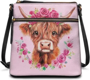 Purses for Women Shoulder Bag Trendy Large Capacity with Zipper Leather Purse Cross Body Handbag