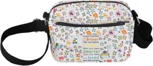 PXTIDY Heart Stop Tv Show Crossbody Bag Lgbtq Gift Hi Hi Leaves Travel Crossbody Handbag Purse Spotify Hot TV Series Gifts