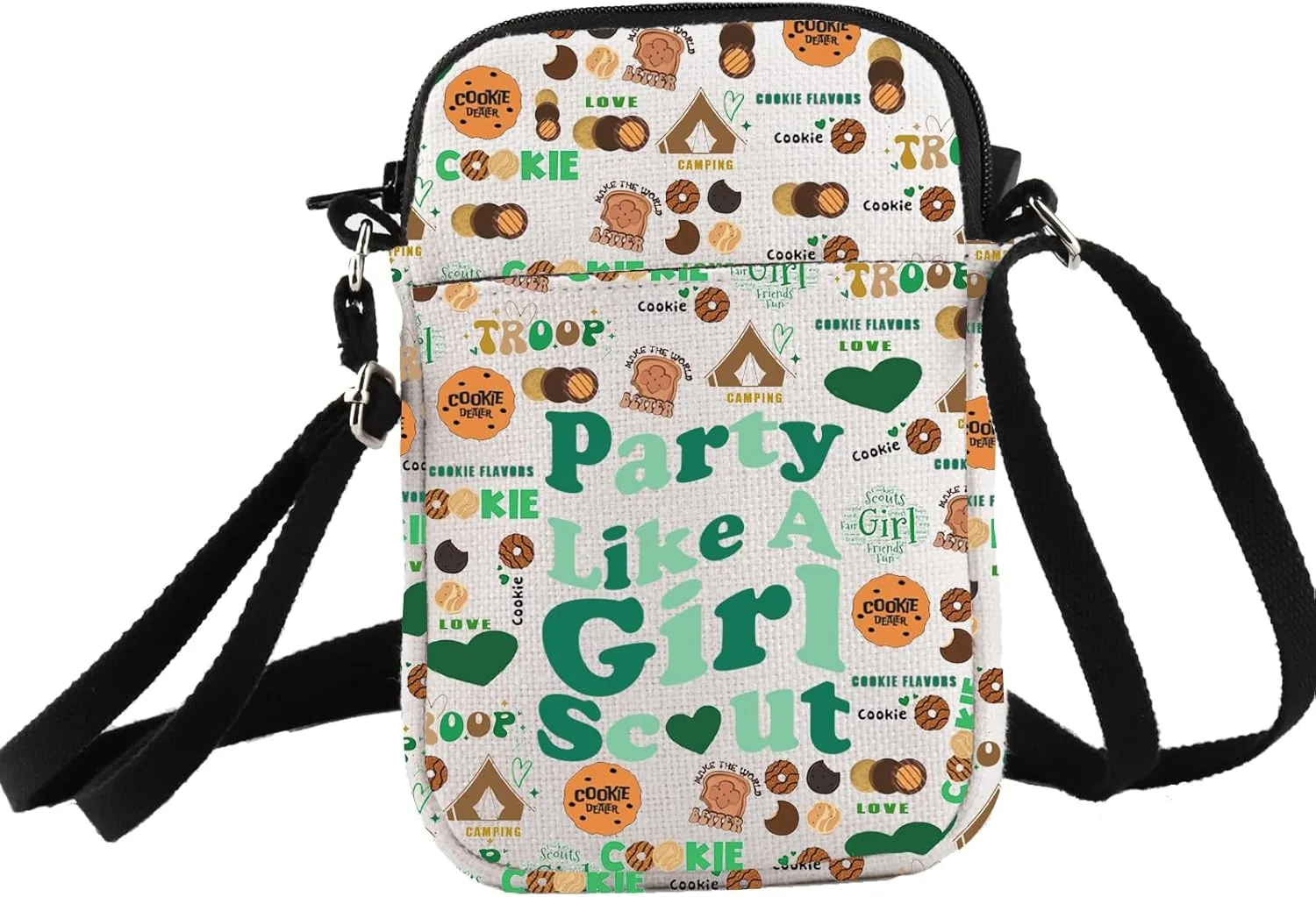 PXTIDY Sco-t Cookie Gift Cookie Dealer Crossbody Bag Sco-t Gift Sco-t Life Small Purse Crossbody Bag Sco-t Leader Gift
