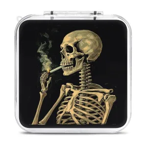 QMNBTES Strange Painting Switch Game Case Switch Game Holder Cartridge Case Storage 12 Games & 2 Micro Sd Card Slots, Travel Carry Cases, Portable Games Card Storage, Hard Shell, Buckle Closure