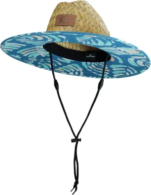 Quiksilver Boys' Pierside Print Straw Sun Hat