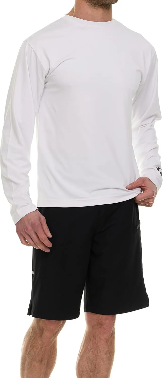 Quiksilver Rash Guard for Men UPF 50  Big and Tall Swim Long & Short Sleeve Shirt