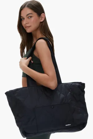 Quilted Nylon Tote Bag - Core