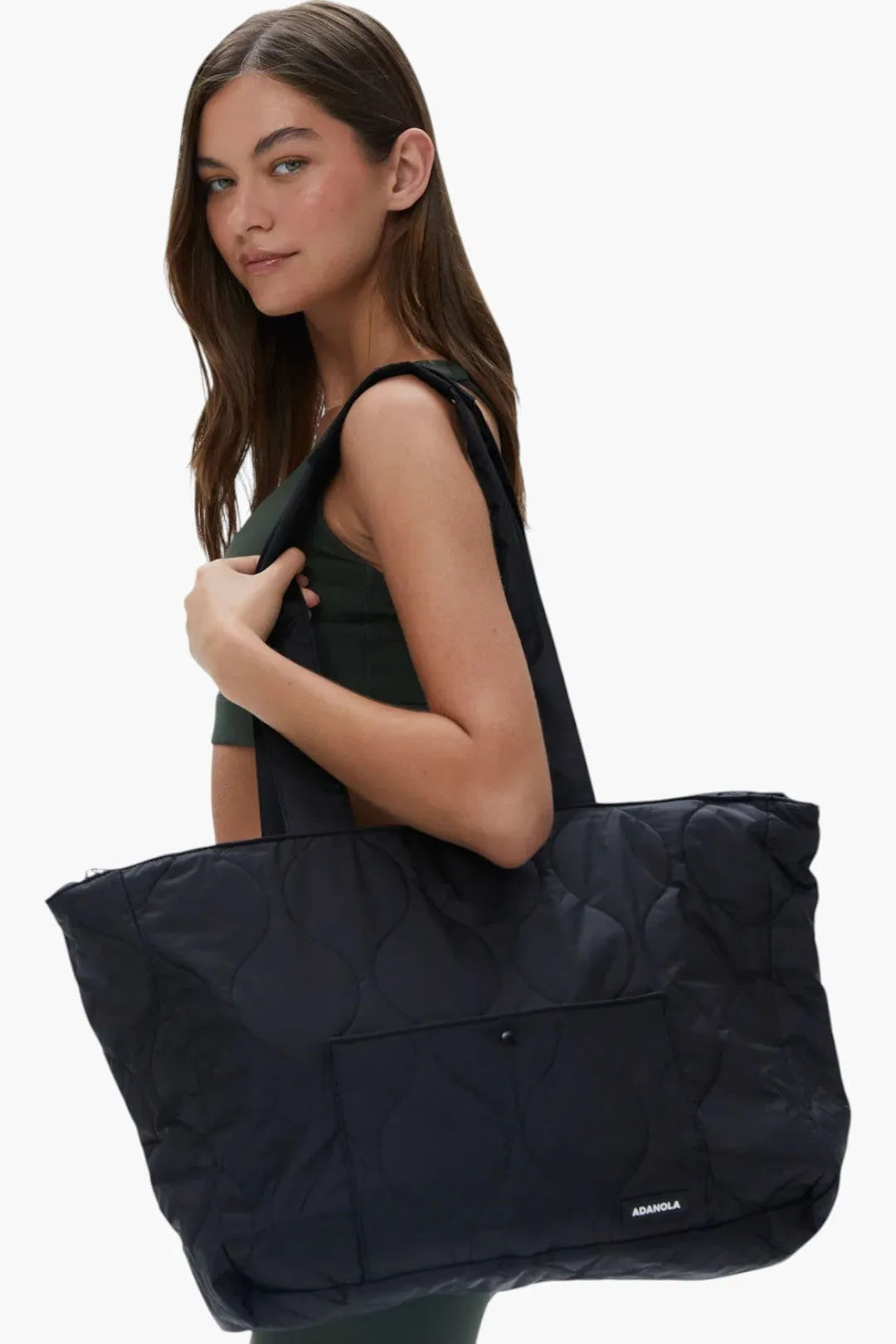 Quilted Nylon Tote Bag - Core