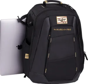 Rawlings | GOLD COLLECTION Backpack | Coach/Player Off-Field Use | Laptop Sleeve
