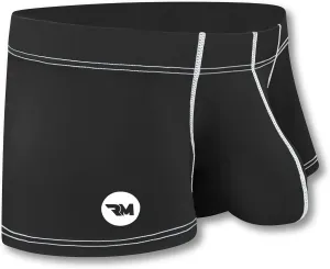 Real Men Bulge Enhancing Pouch Underwear for Men – 1 or 4 Pack Nylon 3 Inches- Ice Silk Mens Boxer Briefs ABCD Pouches XS-5XL