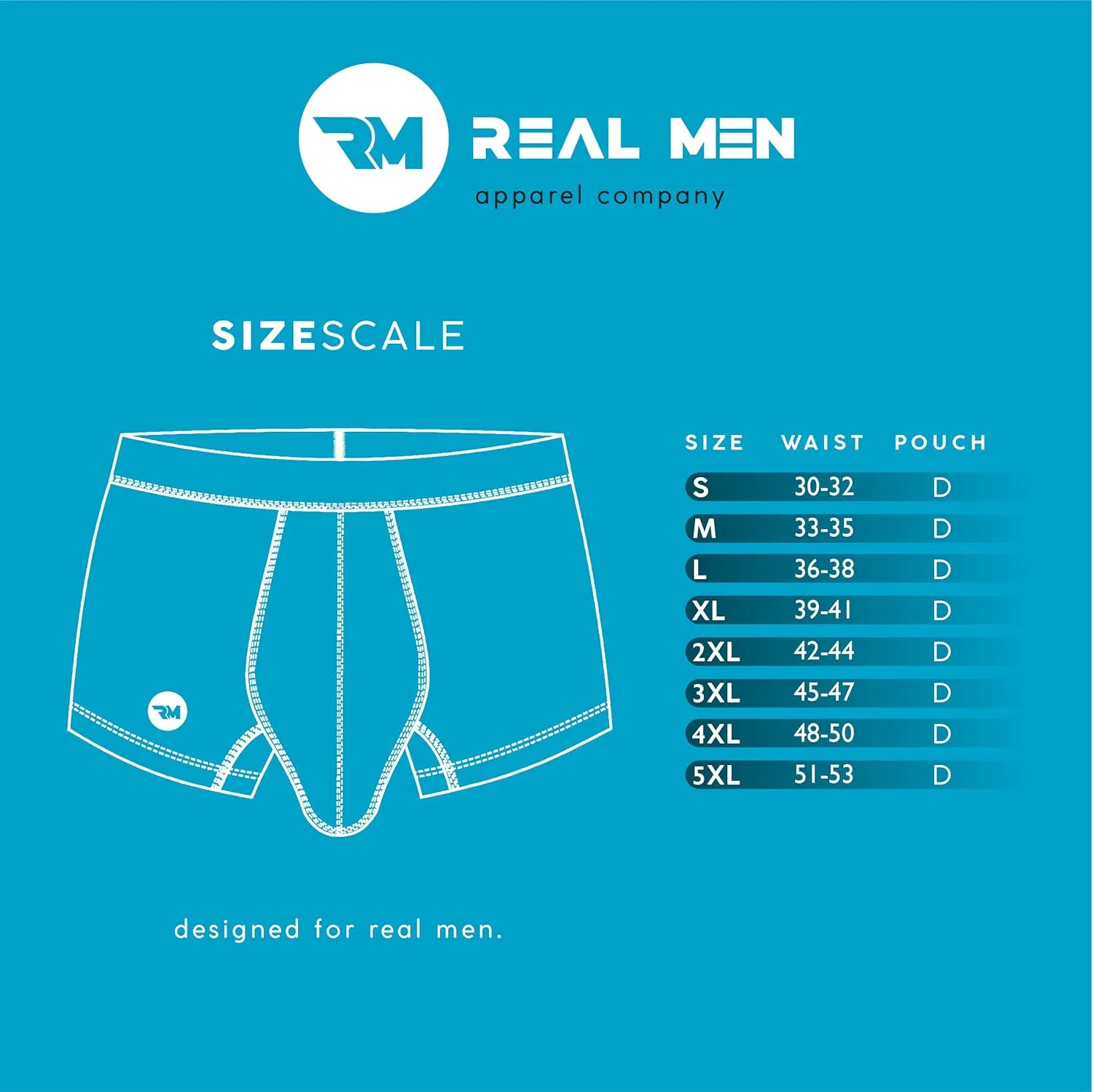 Real Men Bulge Enhancing Pouch Underwear for Men – 1 or 4 Pack Nylon 3 Inches- Ice Silk Mens Boxer Briefs ABCD Pouches XS-5XL