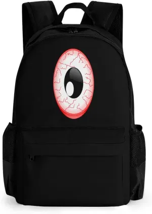 Red Eyeball Laptop Backpack for Men Women Fashion Computer Bag Business Travel Daypack