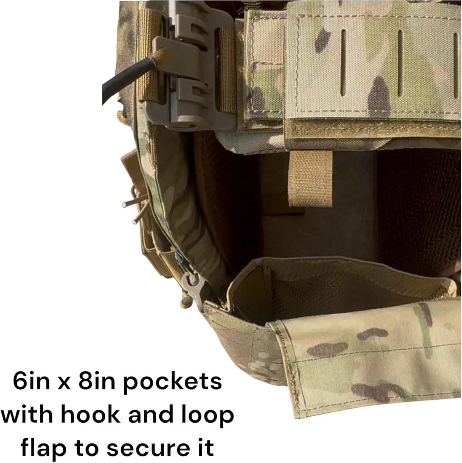 Redemption Crusader 2.0 Molle Quick Release Buckles Vest with Side Cummerbund Pouches and Triple Pouch