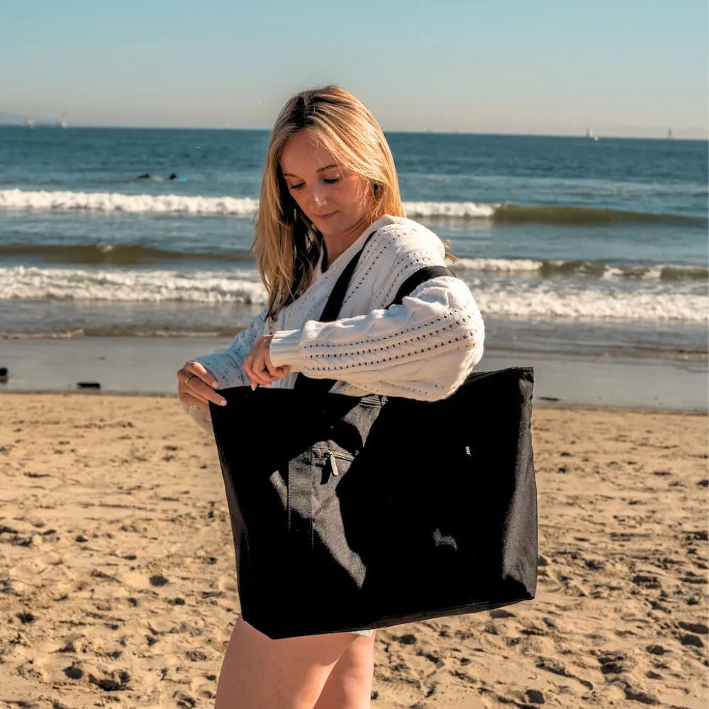 Reef - Bluewater Beach Tote - Black (N)