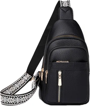 Relevantk Crossbody Bag, Wbougisay Crossbody Bag, Anti-Theft Crossbody Bag, Anti Theft Travel Bag, Hand Bags for Women 2024 (Black,Large)