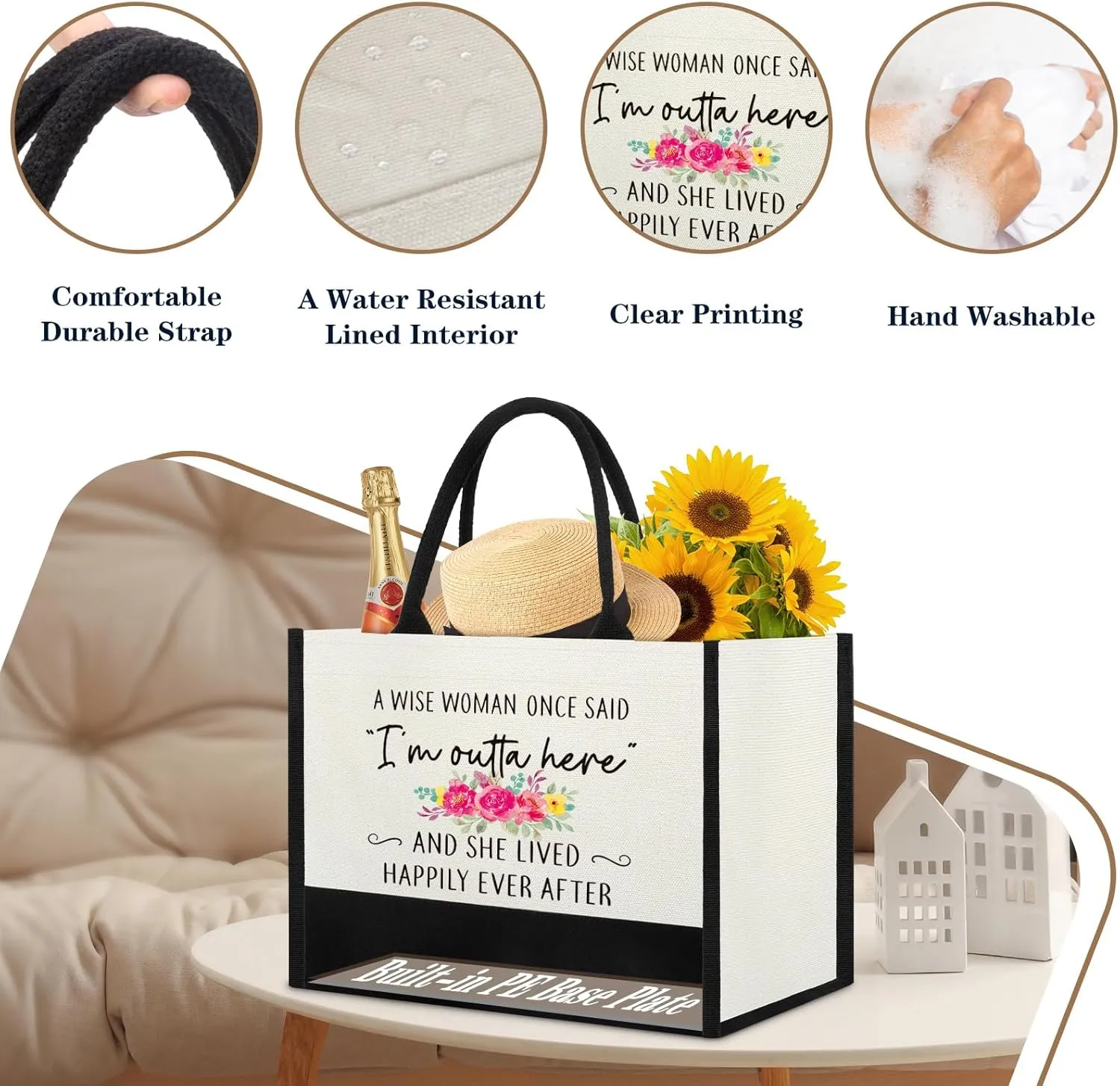 Retirement Gifts for Woman 2025, Retired Gifts for Friends Bestie Boss Nurse Teachers Retirees, Farewell Going Away Present for Coworkers, Happy Retirement Gift for Her, Funny Retired Tote Bag