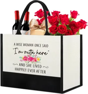 Retirement Gifts for Woman 2025, Retired Gifts for Friends Bestie Boss Nurse Teachers Retirees, Farewell Going Away Present for Coworkers, Happy Retirement Gift for Her, Funny Retired Tote Bag