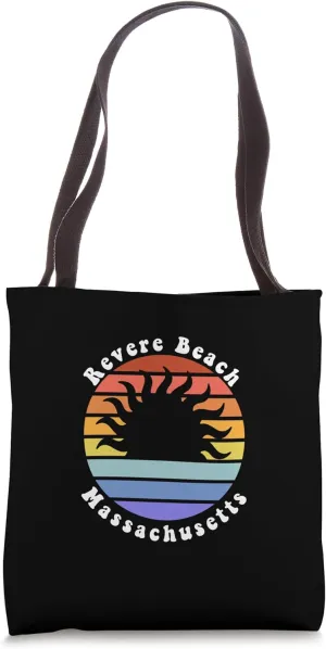 Revere Beach Massachusetts MA Sunrise Vacation Souvenir Tote Bag