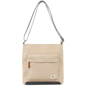 Roka Kennington B Medium Recycled Nylon Crossbody Bag - Sand Beige