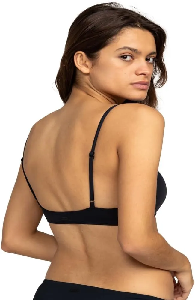 Roxy Women's Bikini 2 Piece Bralette Bathing Suit, Removable Pads-Swimsuit Top with Adjustable Straps (XS-XXL)