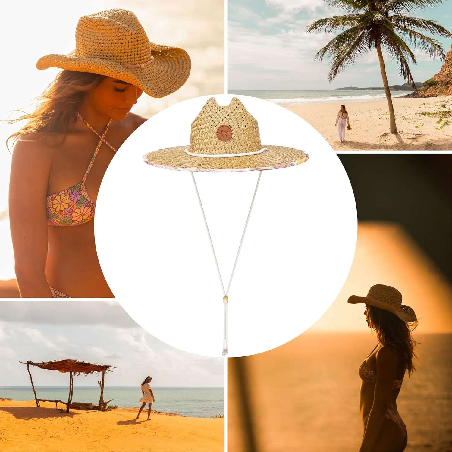 Roxy Women's Pina to My Colada Straw Hat