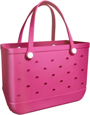 Rubber Beach Bag Beach Tote Bag - Rubber Tote Handbag Waterproof Bags for Women, Travel Totebags for Pool Sports