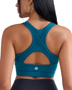 RUNNING GIRL High Impact Sports Bras for Women High Support Women’s Sports Bra Racerback Workout Running Bra